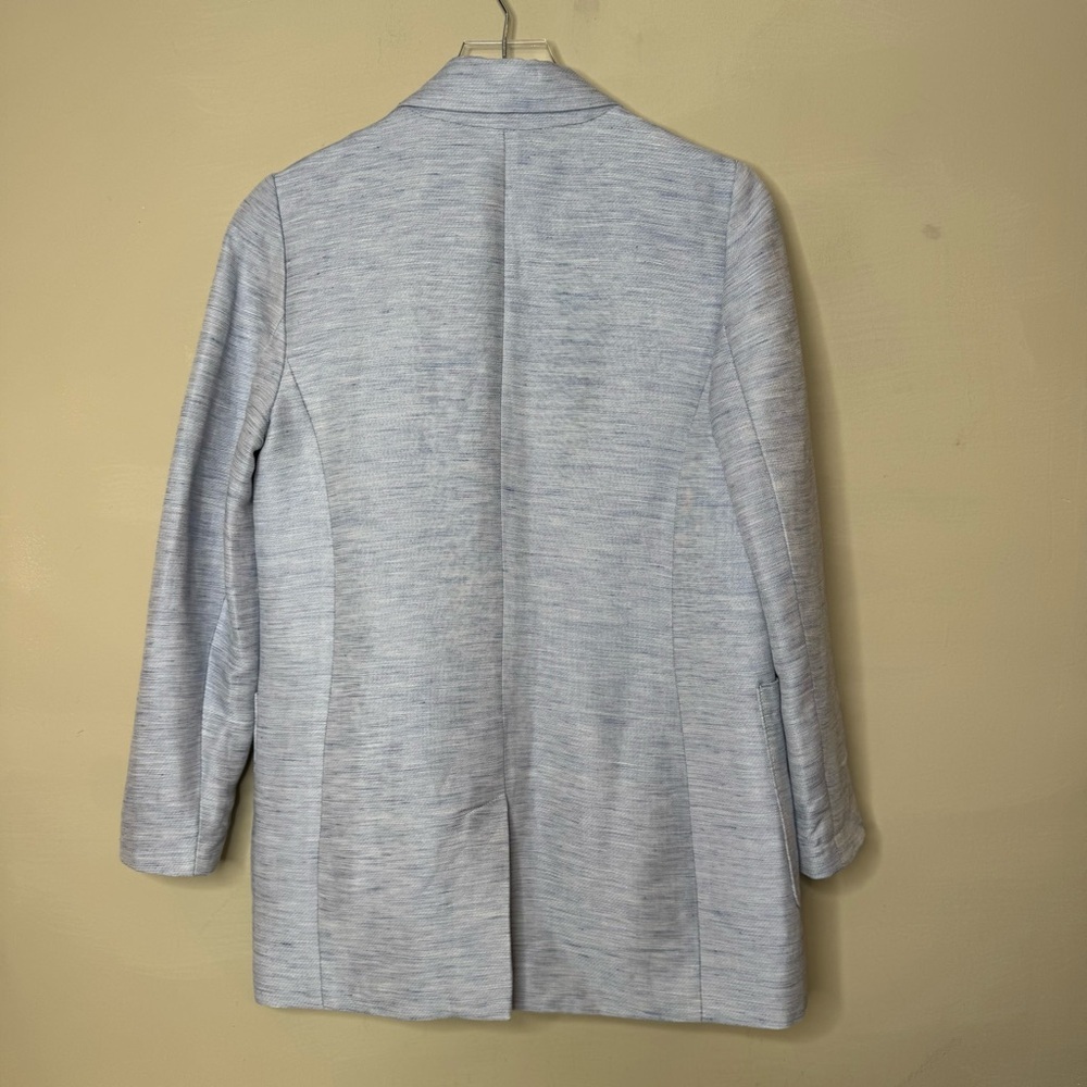 Banana Republic Heathered light blue Blazer size 6 - Picture 4 of 8